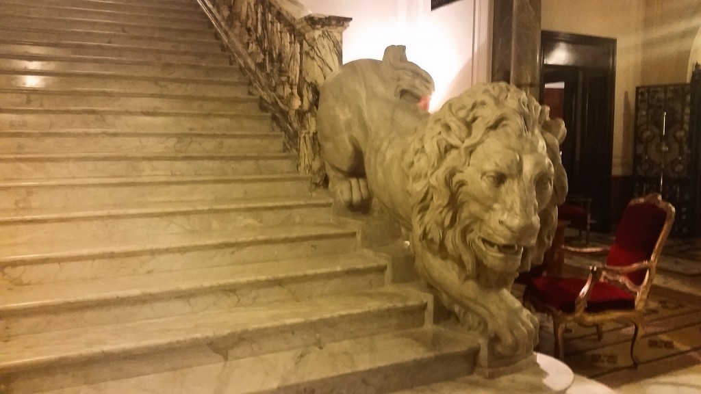Marble-Lion-Staircase-Grand Plaza Hotel-Rome