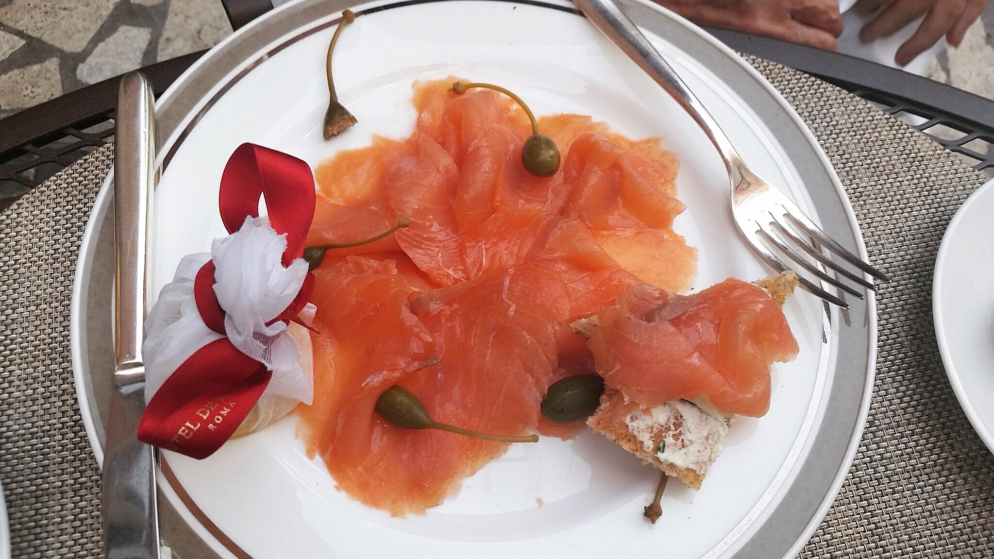 Smoked-Salmon-appetizer-Hotel Russie