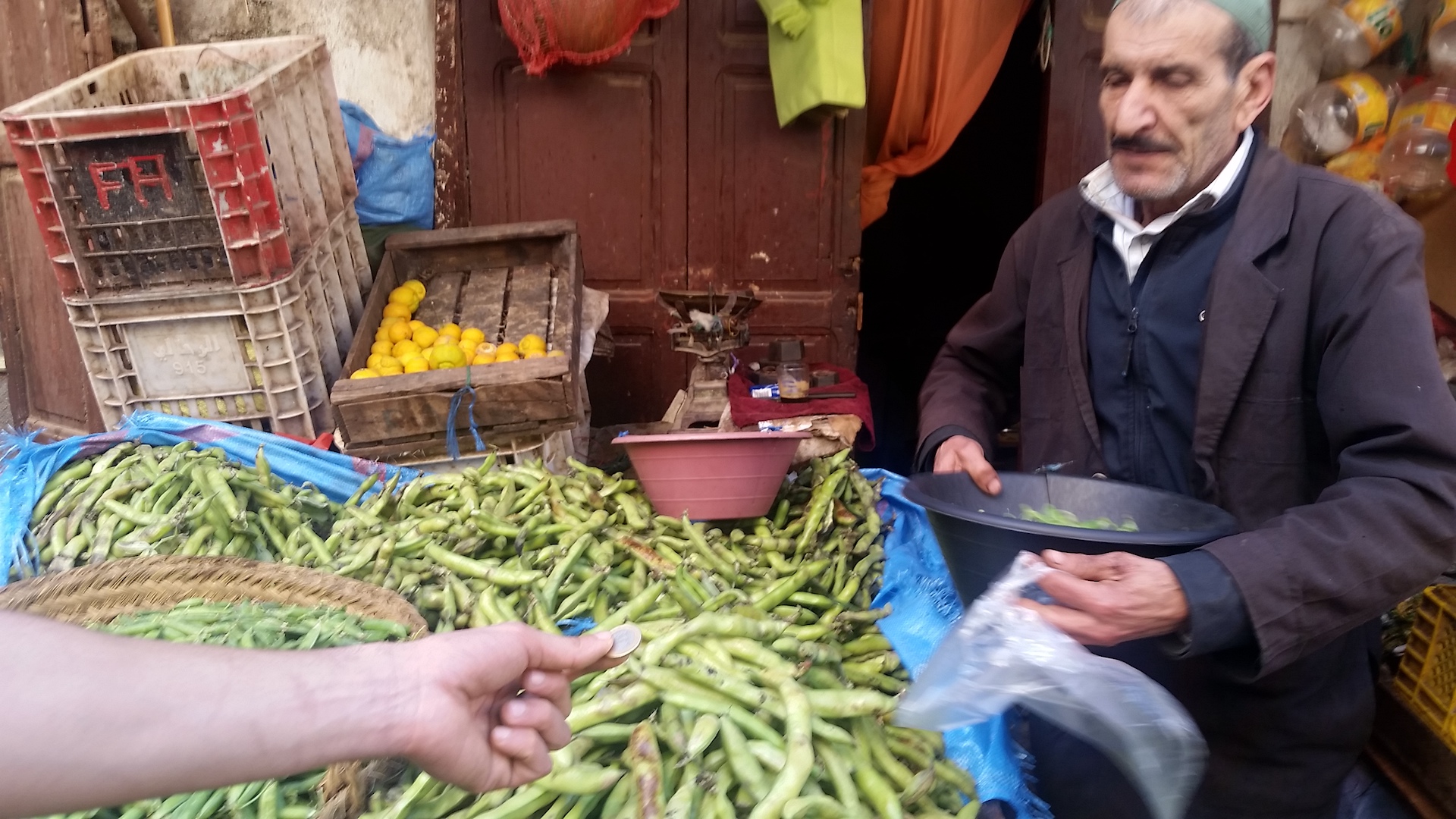 Fez-Market-Buying-Beans